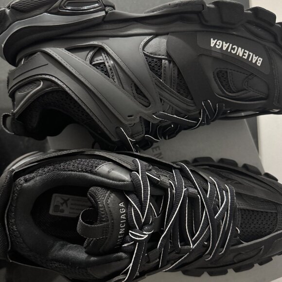 Size 12 US - Balenciaga LED Track Triple Black Size 45 EU with dust bag - Picture 3 of 5
